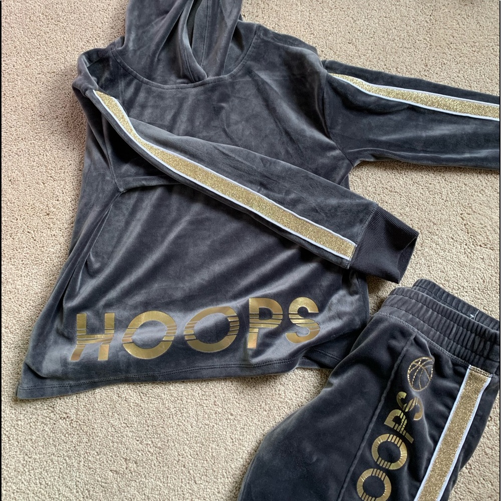 Velour jogging outfit